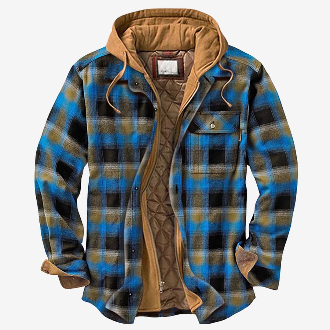 Men’s Button-Up Flannel Jacket