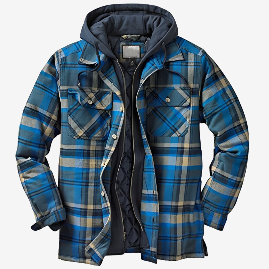 Men’s Button-Up Flannel Jacket