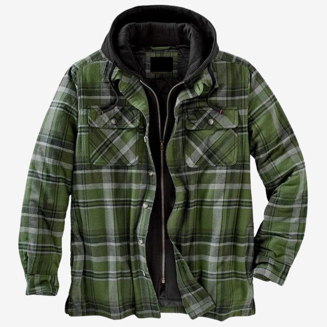 Men’s Button-Up Flannel Jacket