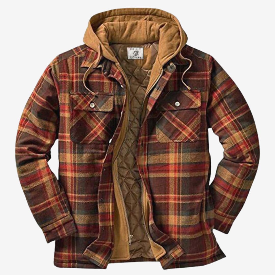 Men’s Button-Up Flannel Jacket