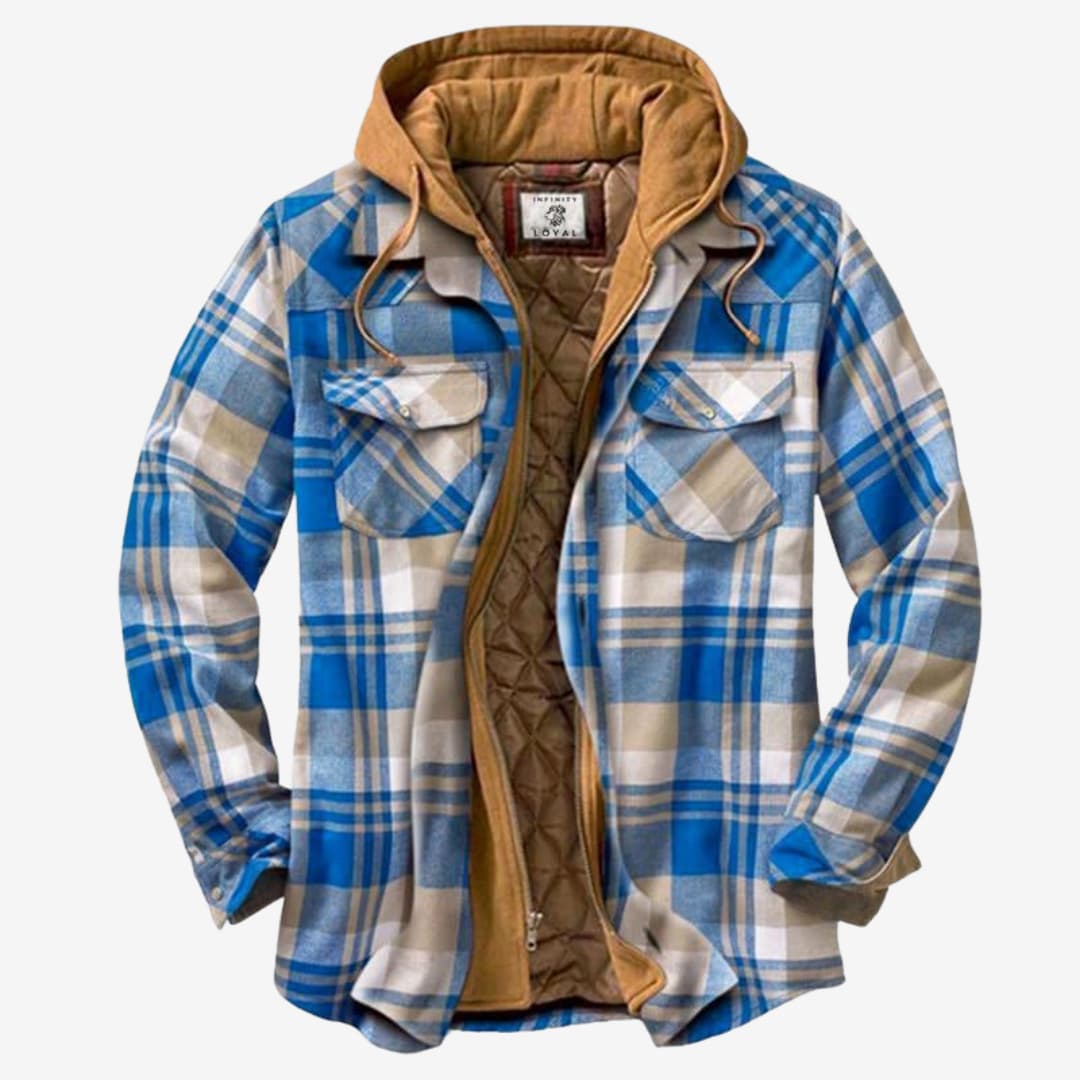 Men’s Button-Up Flannel Jacket