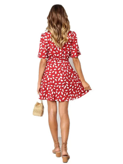 Women’s Polka Dot Wrap Dress